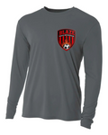BLAZE A-4 LONG SLEEVE DRI FIT T-SHIRT GRAPHITE
