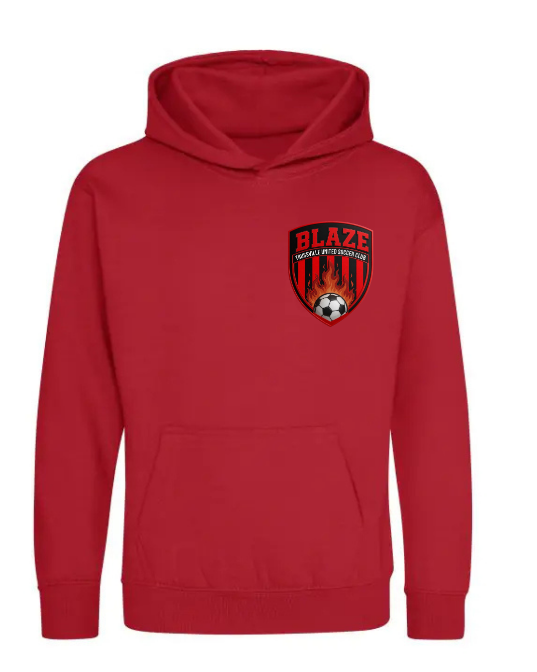 BLAZE AWD COLLEGE HOODIE RED
