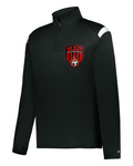 BLAZE BADGER ON THE RISE 1/4 ZIP PULLOVER BLACK
