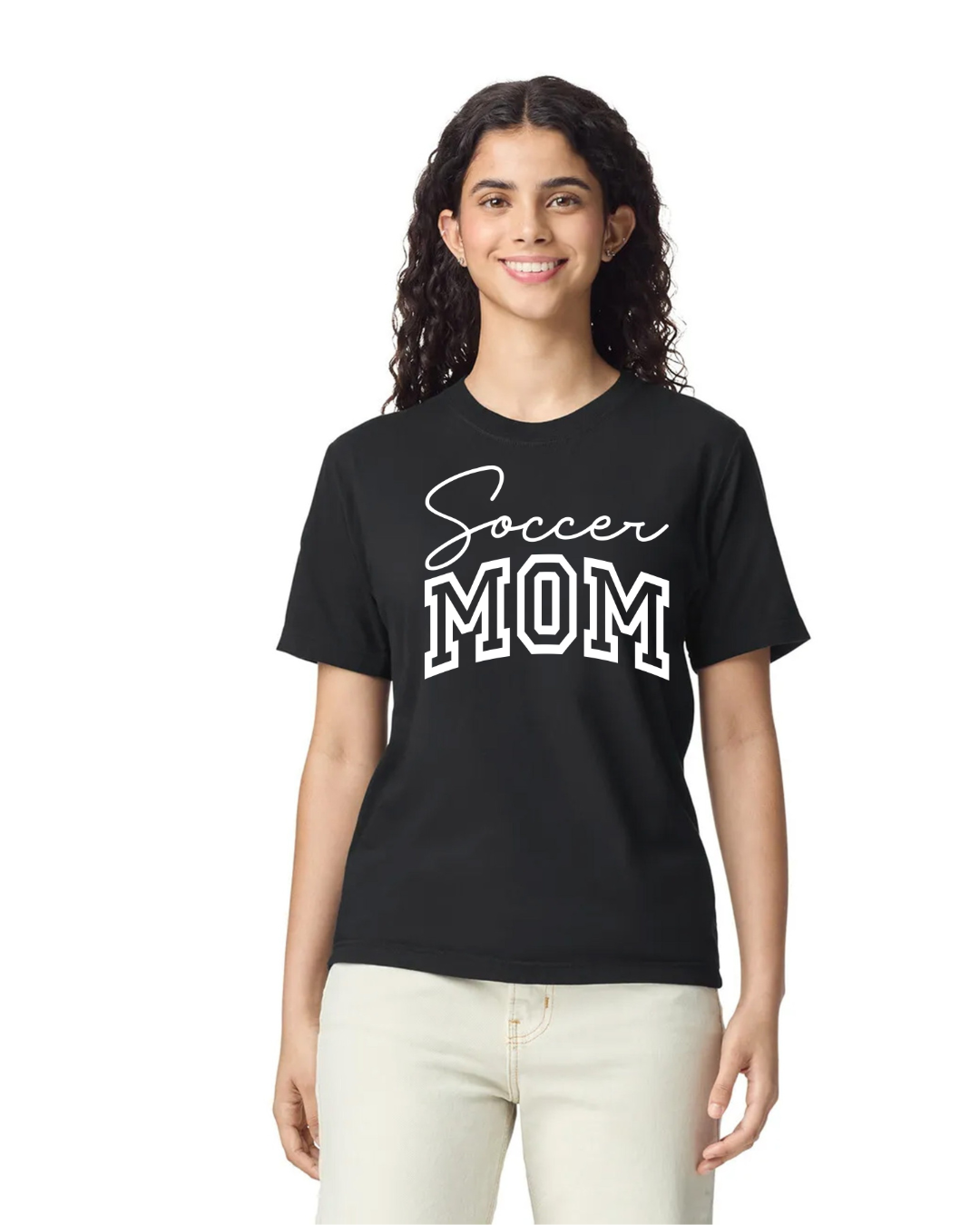 BLAZE SOCCER MOM COMFORT COLOR T-SHIRT BLACK