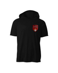 BLAZE DRI FIT T-SHIRT HOODIE BLACK