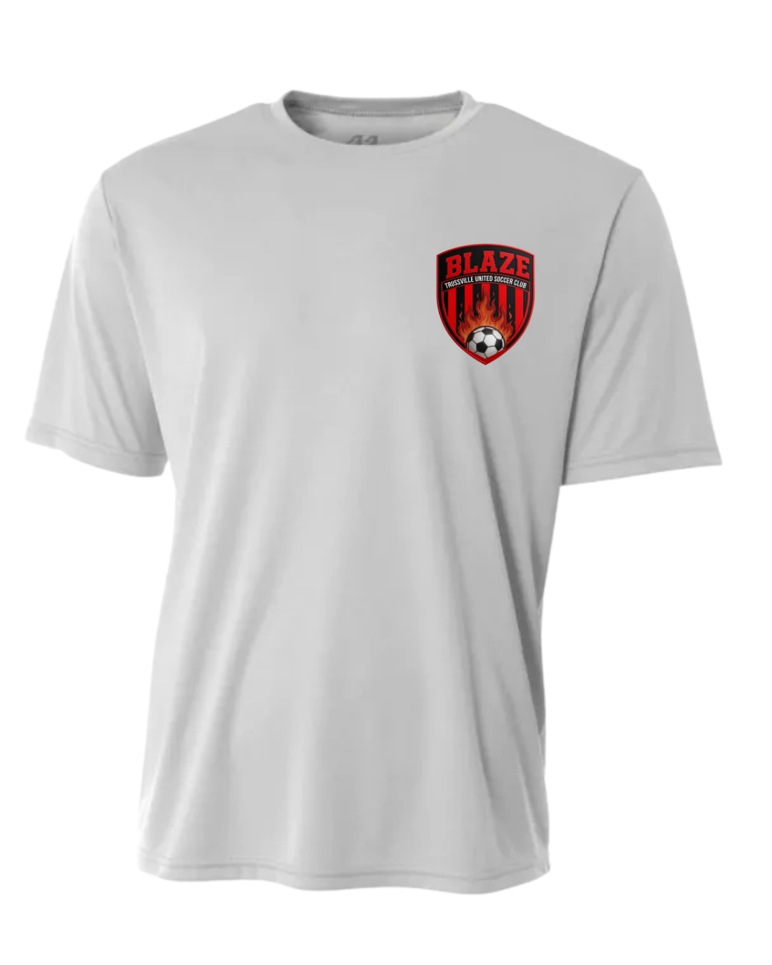 BLAZE DRI FIT SHORT SLEEVE T-SHIRT SILVER