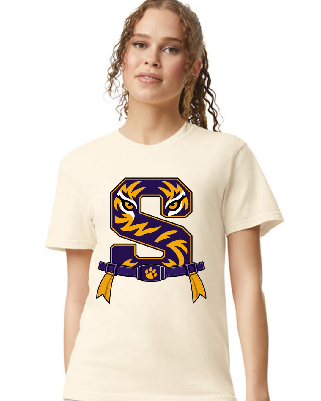 FLAG FOOTBALL IVORY SHORT SLEEVE COMFORT COLOR T-SHIRT