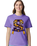 FLAG FOOTBALL LAVENDER COMFORT COLOR SHORT SLEEVE T-SHIRT