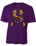FLAG FOOTBALL PURPLE DRI FIT SHORT SLEEVE T-SHIRT