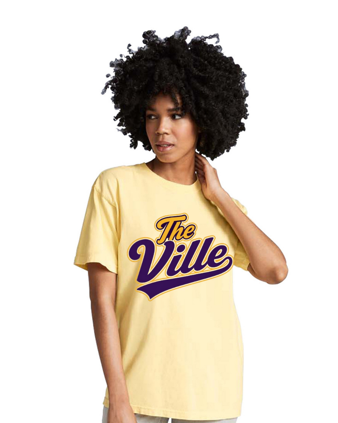 FLAG FOOTBALL SHORT SLEEVE COMFORT COLOR BUTTER