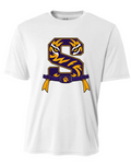 FLAG FOOTBALL WHITE SHORT SLEEVE DRI FIT T-SHIRT