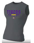 GRAPHITE SLEEVELESS COMPRESSION SHIRT