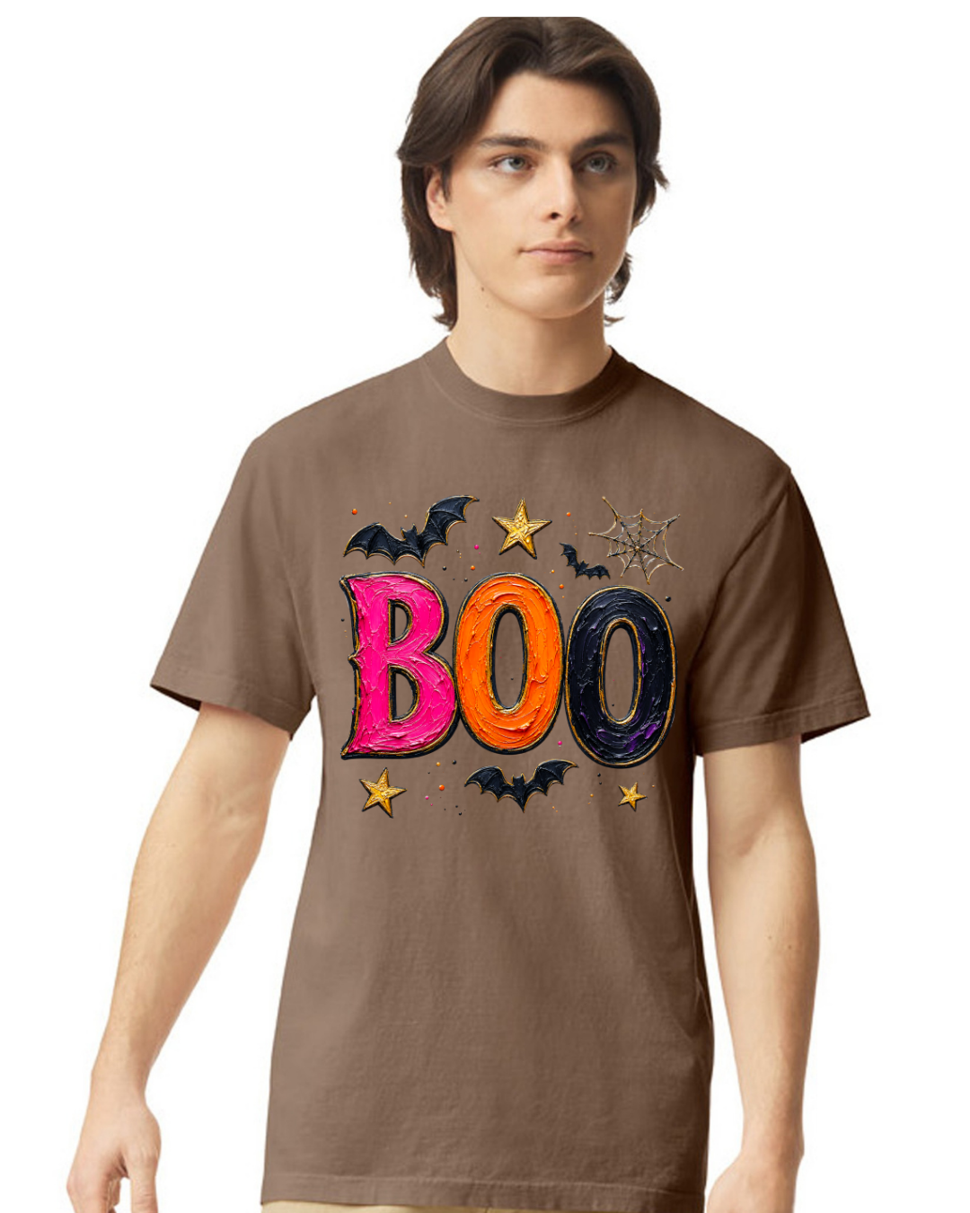 HALLOWEEN ESPRESSO COMFORT COLOR BOO WITH BATS