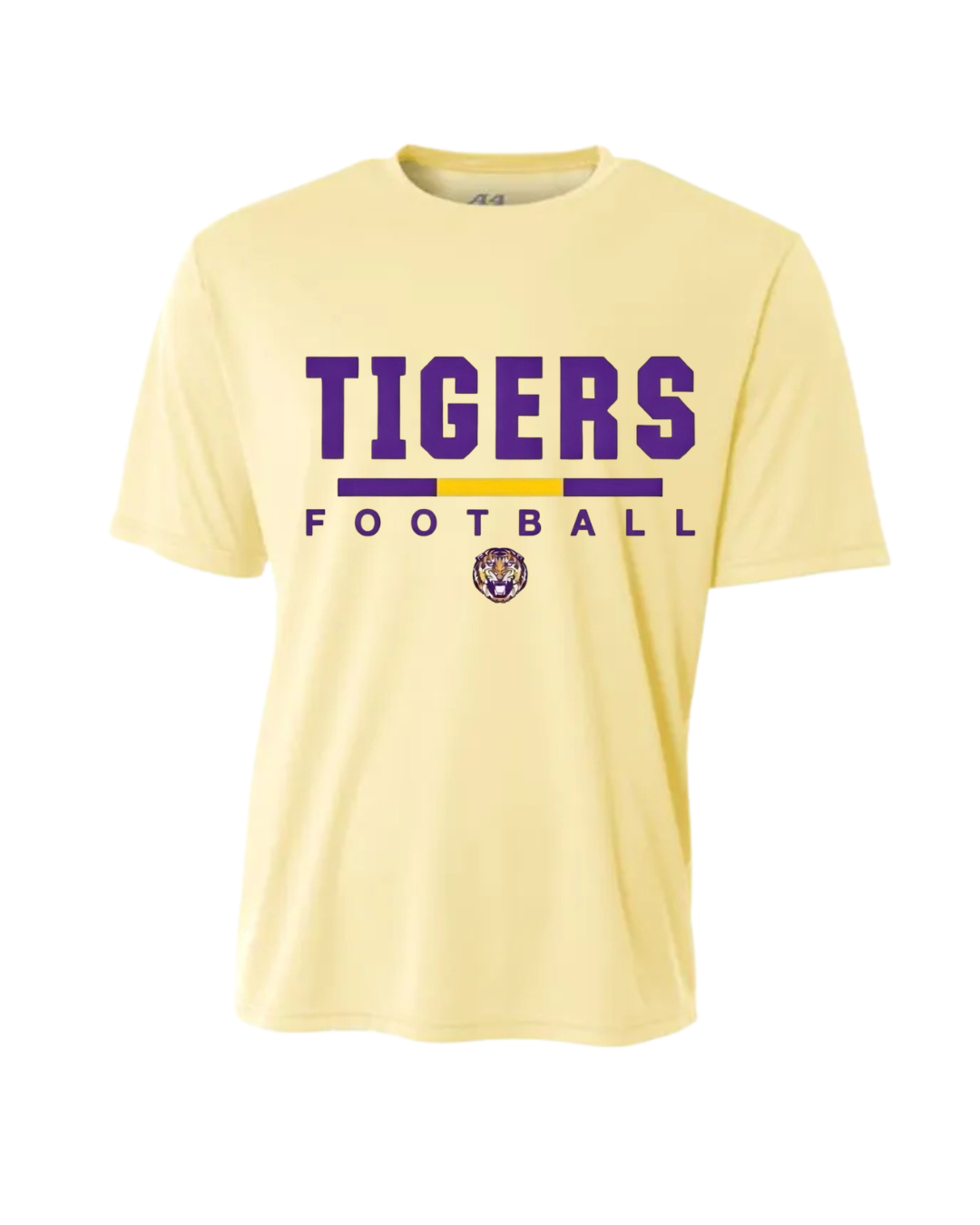 LIGHT YELLOW SHORT SLEEVE DRI-FIT (100% POLY) T-SHIRT