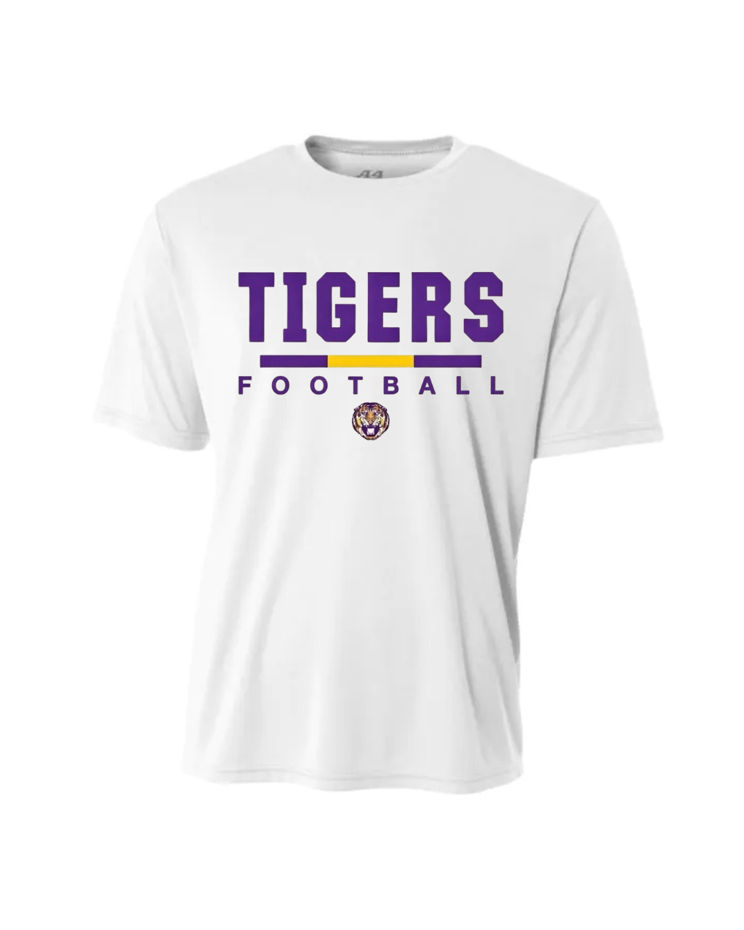 WHITE SHORT SLEEVE DRI-FIT (100% POLY) T-SHIRT