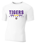 WHITE SHORT SLEEVE COMPRESSION T-SHIRT