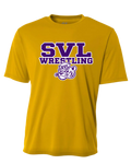 WRESTLING A4 ATHLETIC GOLD SHORT SLEEVE DRI FIT T-SHIRT *REQUIRED ITEM MENS
