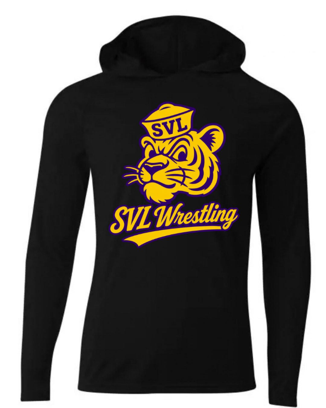 WRESTLING BLACK HOODIE TO MATCH JOGGER PANTS-MENS DESIGN