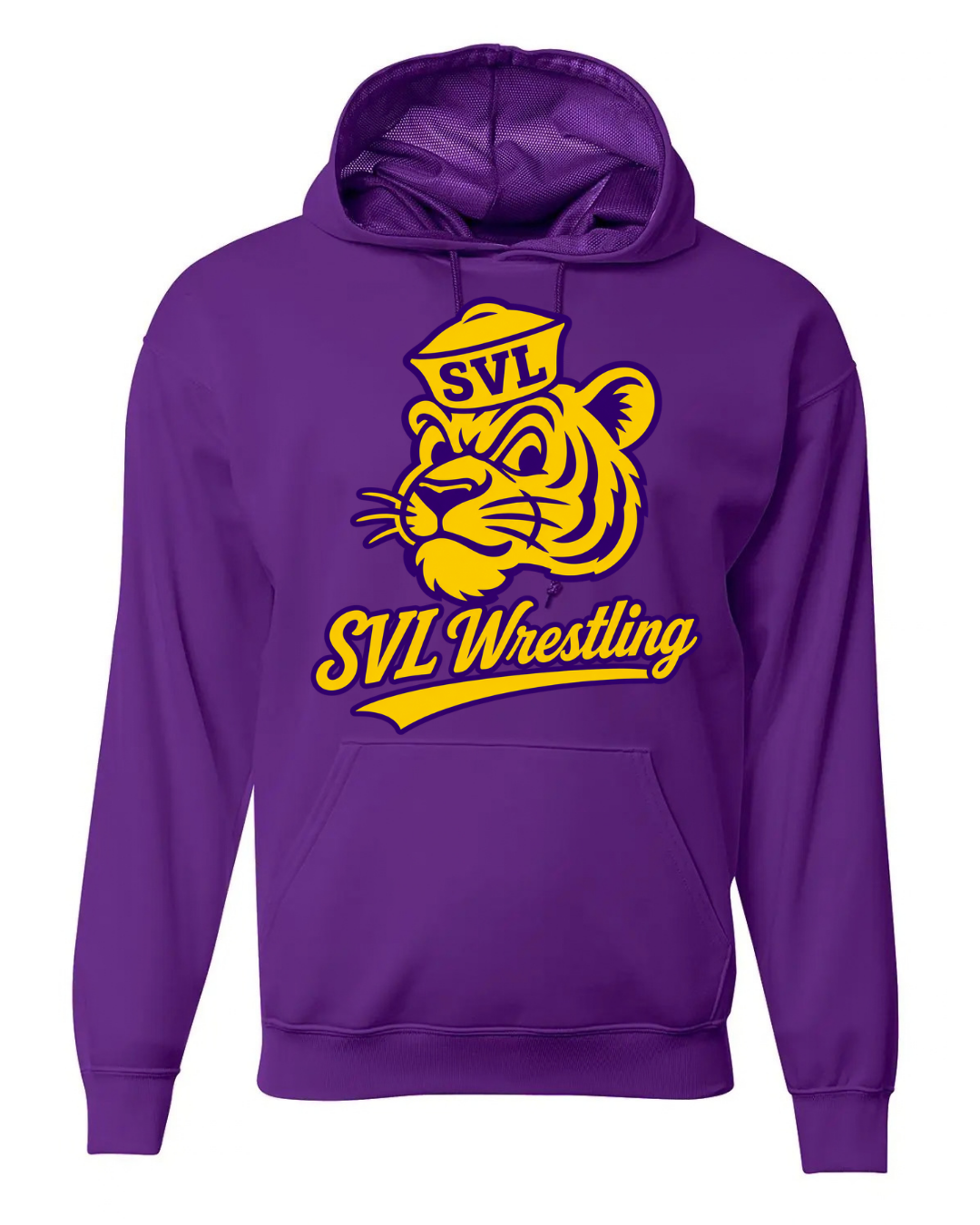 WRESTLING PURPLE JOGGER HOODIE *REQUIRED ITEM MENS