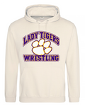 WRESTLING LADY TIGER VANILLA MILKSHAKE HOODIE